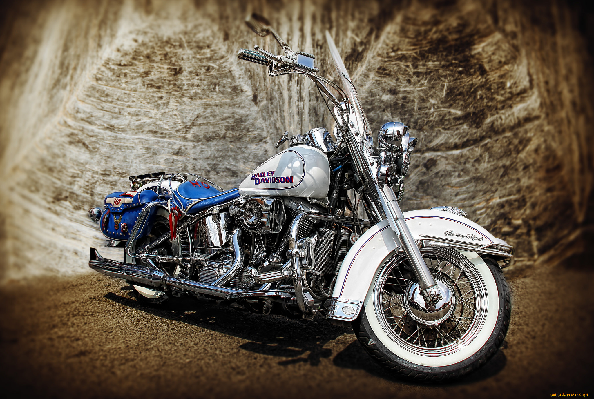 , harley-davidson, hdr